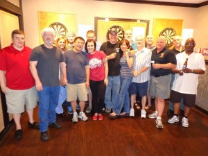 Puddlin' Duck was sold and our Wednesday night bar home is now called Kwagga.  We've added some new faces and we are working hard to bring competitive darts back to Columbia big time!