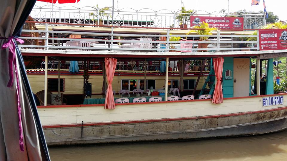 A Mekong River cruiser...