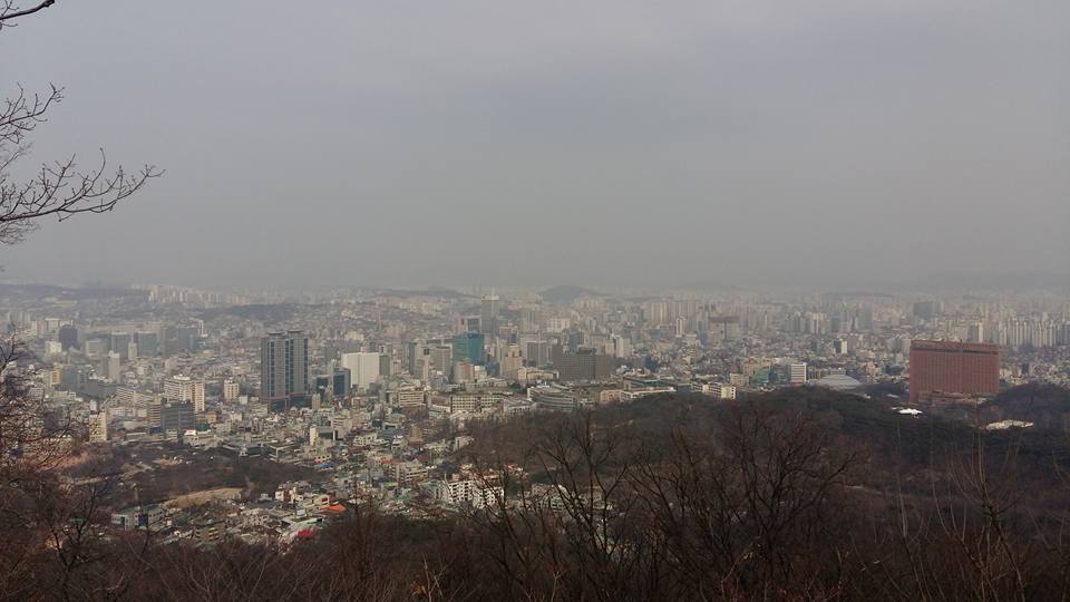 Not a particularly clear day, but Seoul is still awesome...