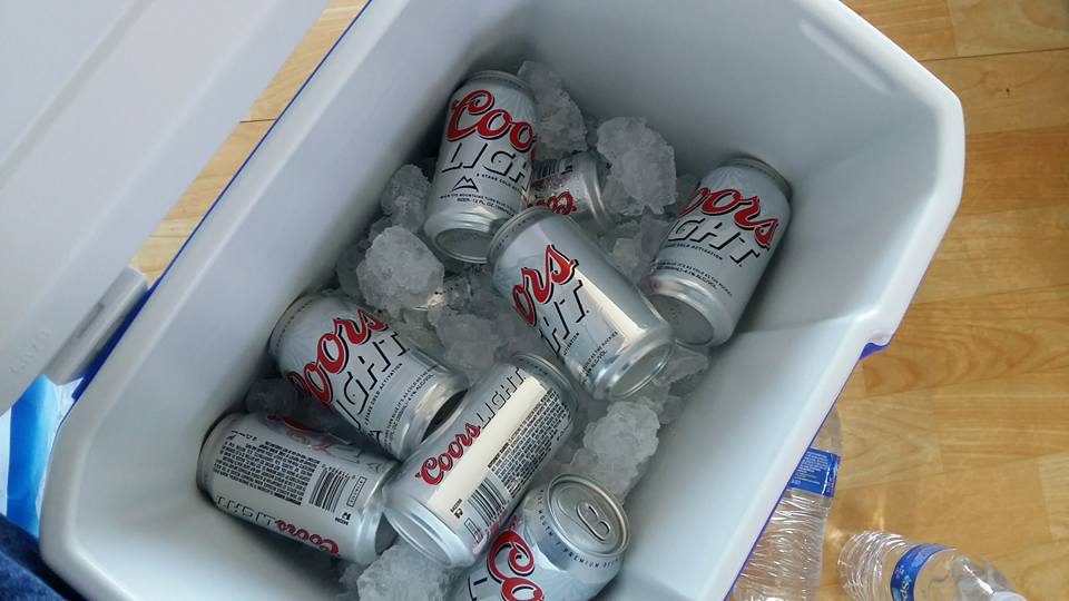 First things first, put the beer on ice!