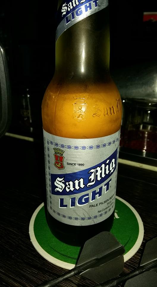 I found my favorite Filipino beer in most of the bars I visited last night. I celebrated by drinking LOTS of them.