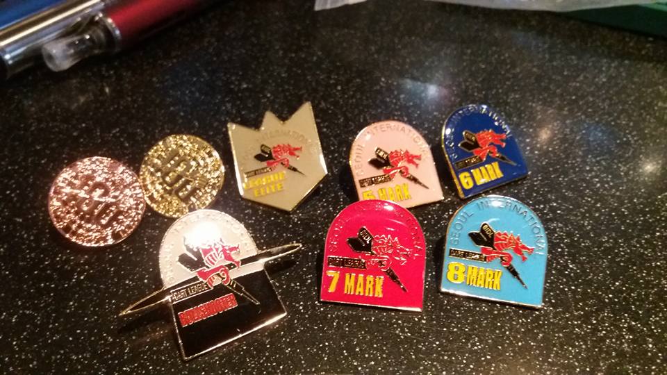 When it was time to pass out achievement pins my bag contained these...