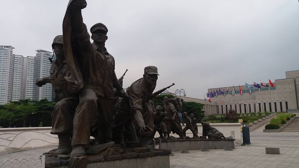 ...and paused to reflect on the anniversary of the armistice as I passed by the Korean War museum.