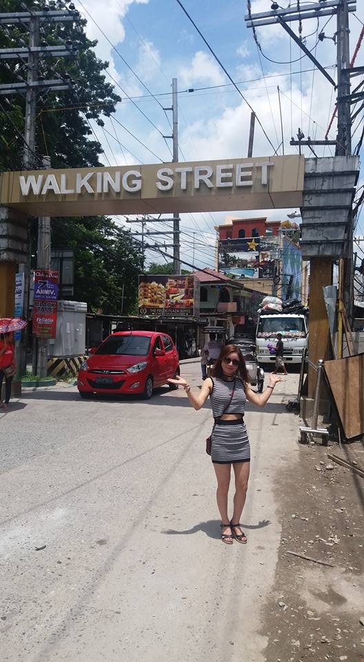 The infamous Walking Street in Angeles City is not as scary by day...